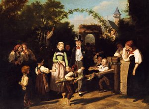 接待新婚夫妇 作者 西奥多·舒兹（TheodorSchüz）